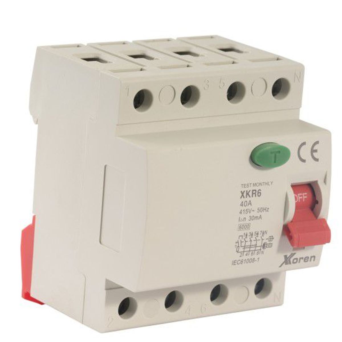 4 KTP.,300mA,125A KAÇAK AKIM ŞALTERİ 1